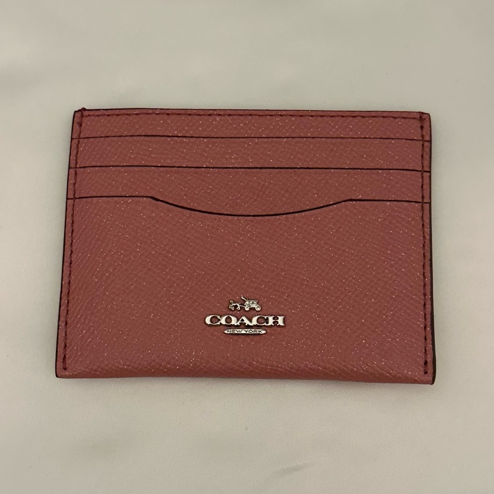 Coach Crossgrain Leather Mini Skinny ID Card Case